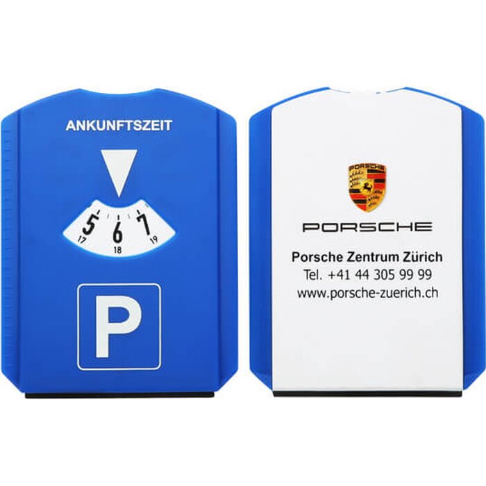 parkeerschijven met logo