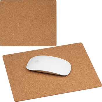 Mousepad van kurk beige Mousepad van kurk beige