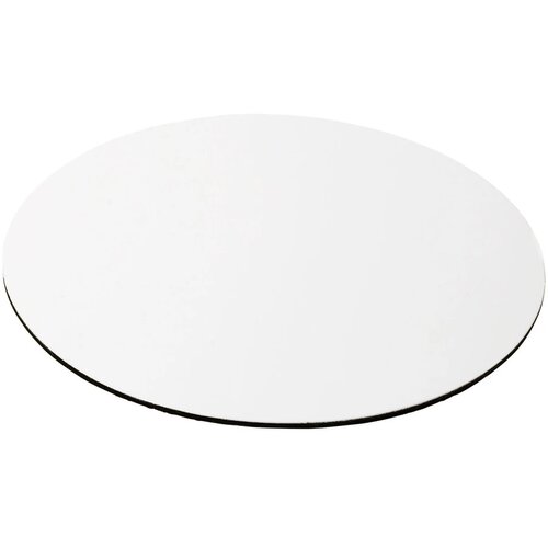 Q Mat® ronde muismat Zwart