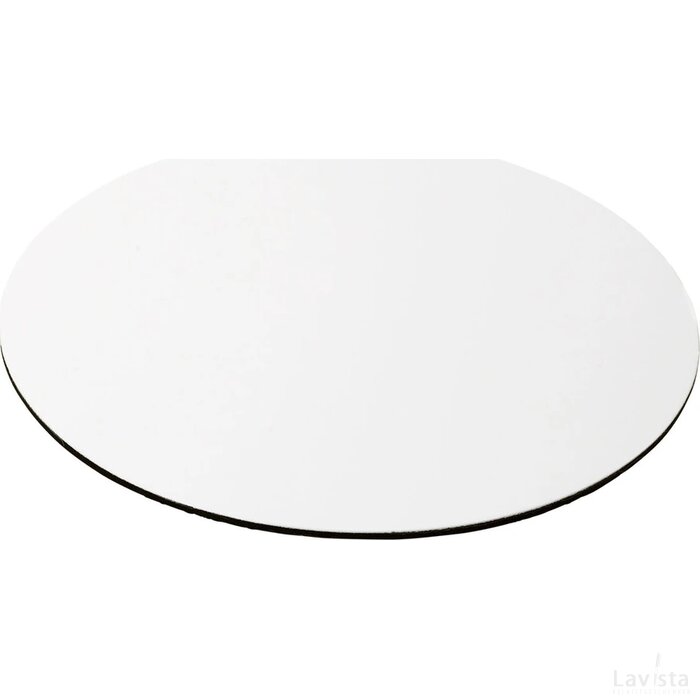 Q Mat® ronde muismat Zwart