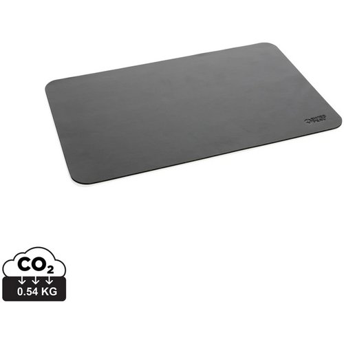 Swiss Peak GRS gerecycled PU-muismat zwart