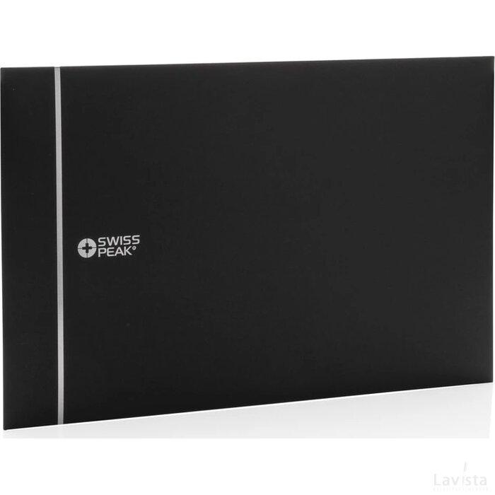 Swiss Peak GRS gerecycled PU-muismat zwart