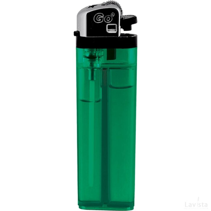 Aansteker Go wegwerp transparant groen