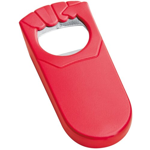 Flesopener met afsluitfunctie Wedel rood
