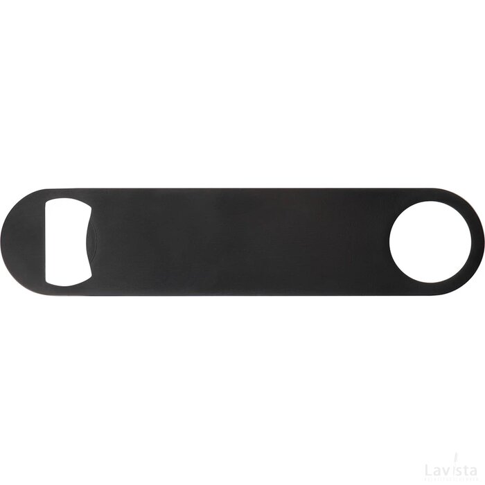 Flesopener van metaal zwart