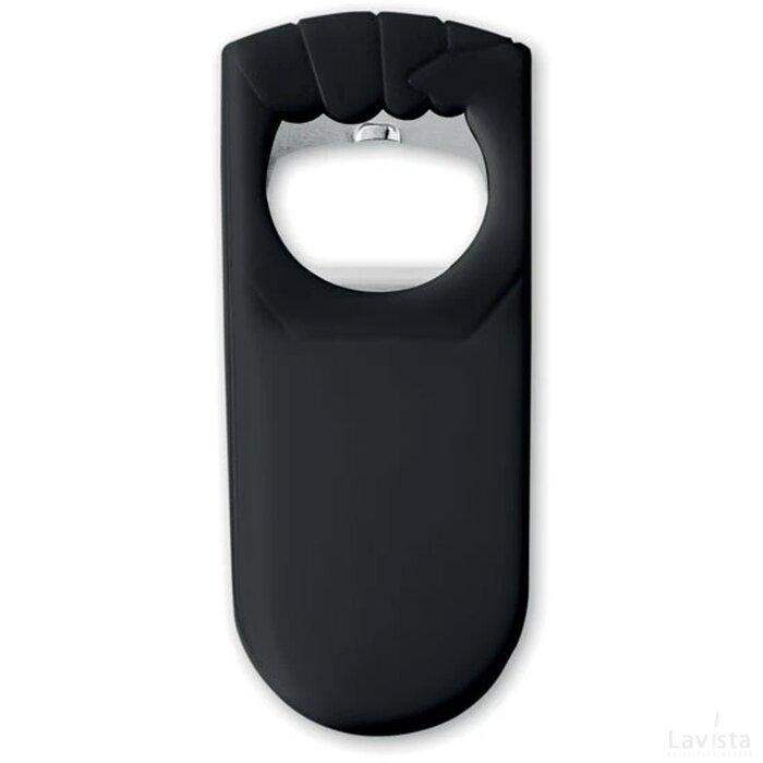 Flessenopener/sluiter Blabby zwart