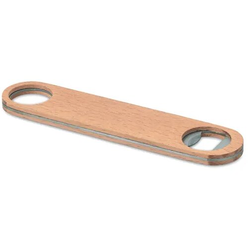 Houten/rvs flesopener Canopy hout
