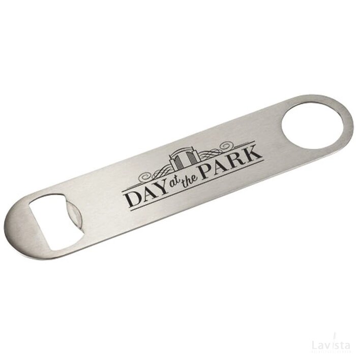 Paddle flessen opener Zilver