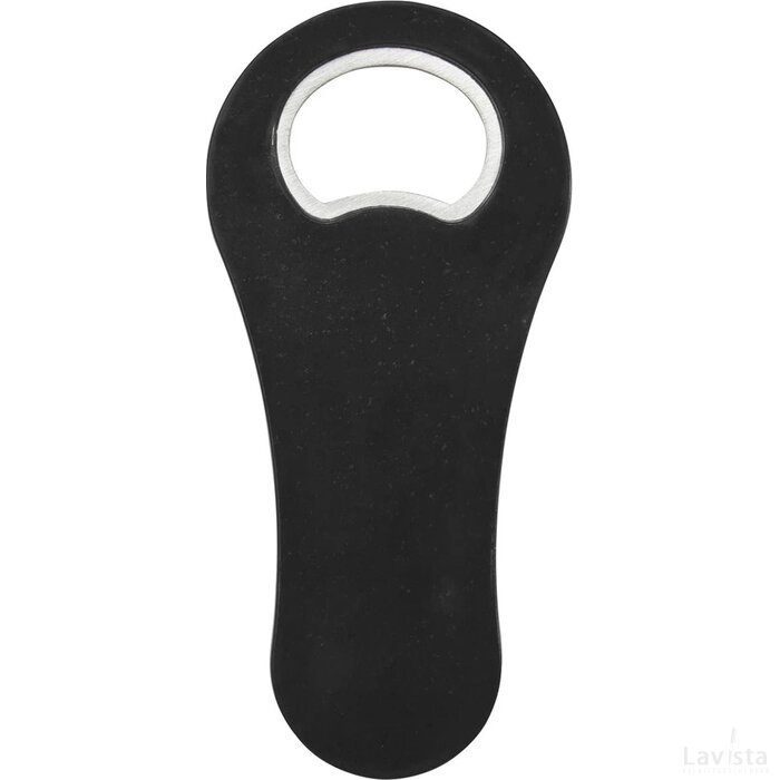 Schyn flesopener van tarwestro Zwart