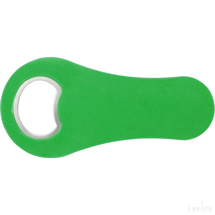 Schyn flesopener van tarwestro Helder groen