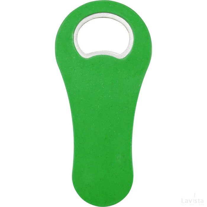 Schyn flesopener van tarwestro Helder groen