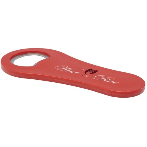 Schyn flesopener van tarwestro Rood