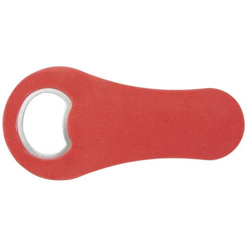 Schyn flesopener van tarwestro Rood