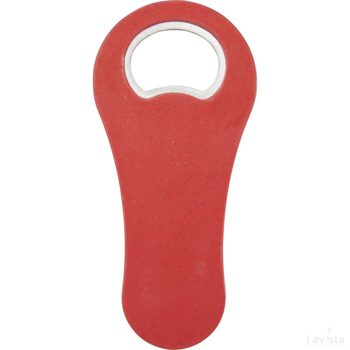 Schyn flesopener van tarwestro Rood