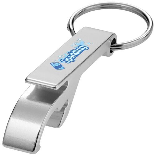 Sleutelhanger | Flesopener | Gravering Zilver