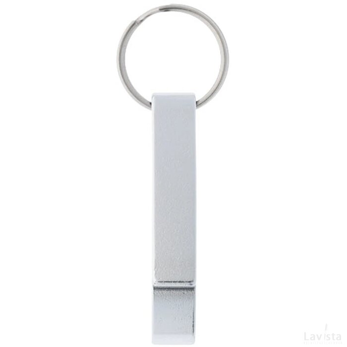 Sleutelhanger | Flesopener | Gravering Zilver