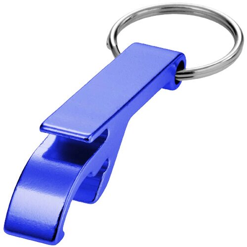 Tao sleutelhanger met fles en blikopener blauw Blauw