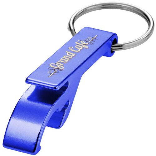 Tao sleutelhanger met fles en blikopener blauw Blauw
