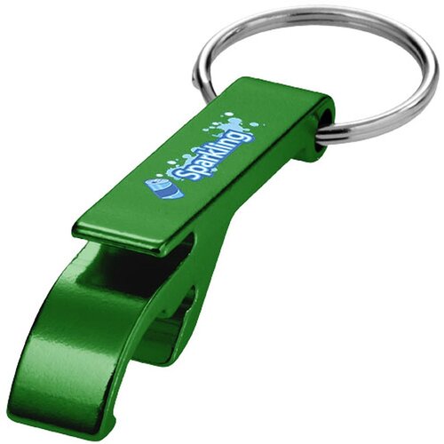 Tao sleutelhanger met fles en blikopener Groen