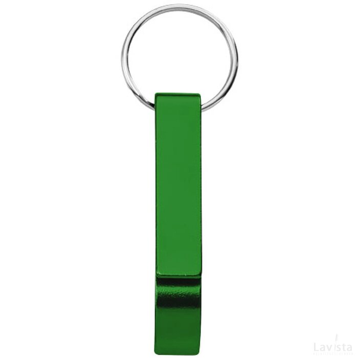 Tao sleutelhanger met fles en blikopener Groen