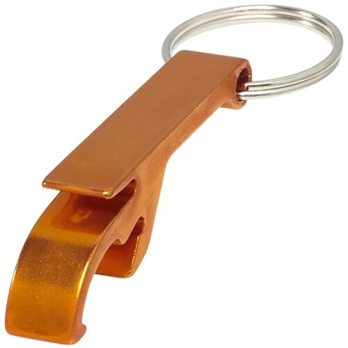 Tao sleutelhanger met fles en blikopener Oranje