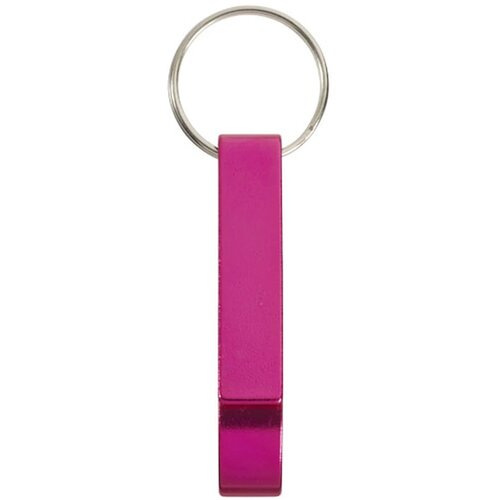 Tao sleutelhanger met fles en blikopener Magenta