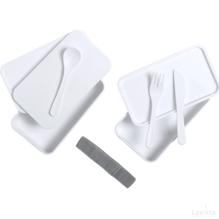 Fandex Antibacteriële Lunchbox Wit