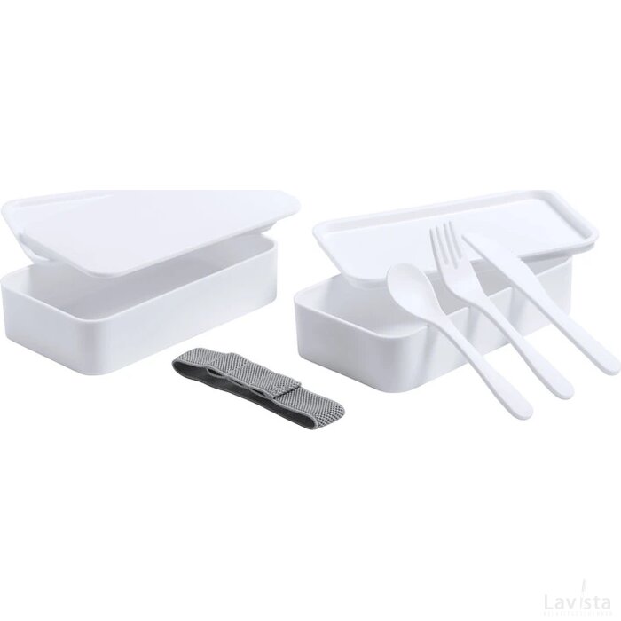 Fandex Antibacteriële Lunchbox Wit