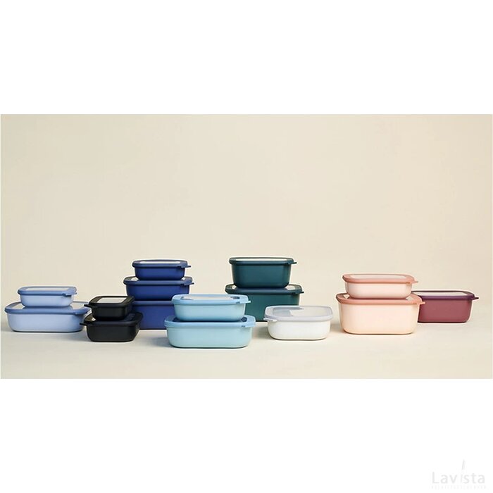 Mepal Cirqula Multikom Rechthoekig 1 L Lunchbox Nordic Green