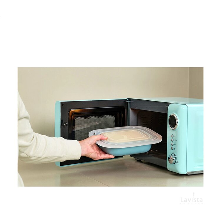 Mepal Cirqula Multikom Rechthoekig 1 L Lunchbox Nordic White