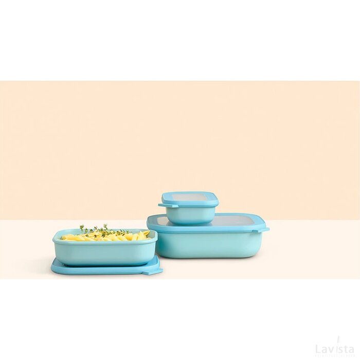 Mepal Cirqula Multikom Rechthoekig 1 L Lunchbox Nordic Denim