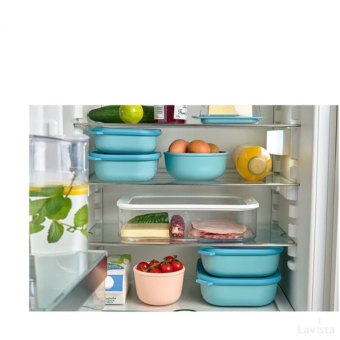 Mepal Cirqula Multikom Rechthoekig 1 L Lunchbox Nordic Denim