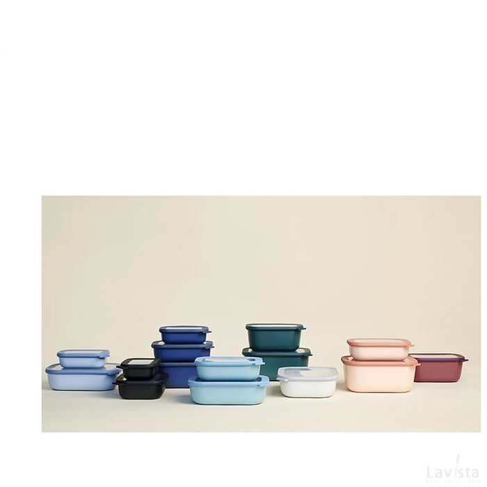 Mepal Cirqula Multikom Rechthoekig 1 L Lunchbox Nordic Denim