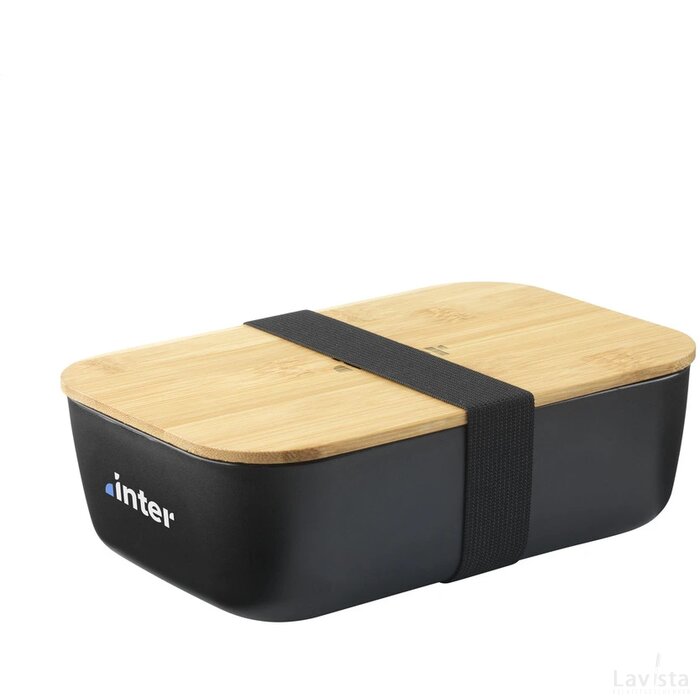 Midori Bamboo Lunchbox Zwart