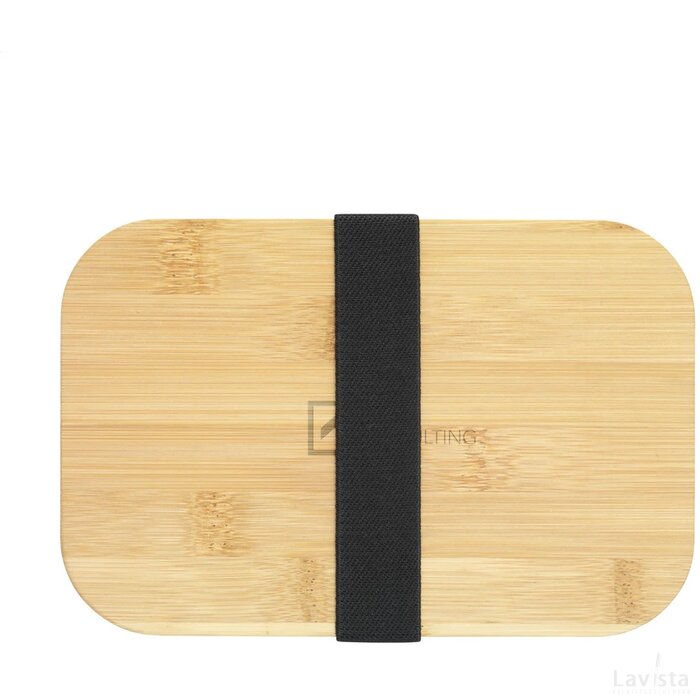 Midori Bamboo Lunchbox Zwart