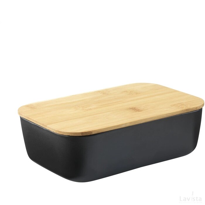 Midori Bamboo Lunchbox Zwart