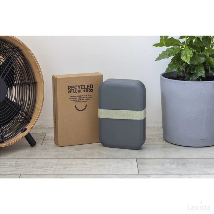 Recycled Pp Lunch Box Grijs