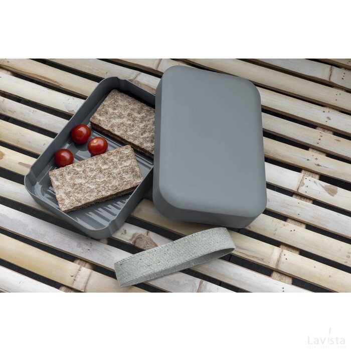Recycled Pp Lunch Box Grijs