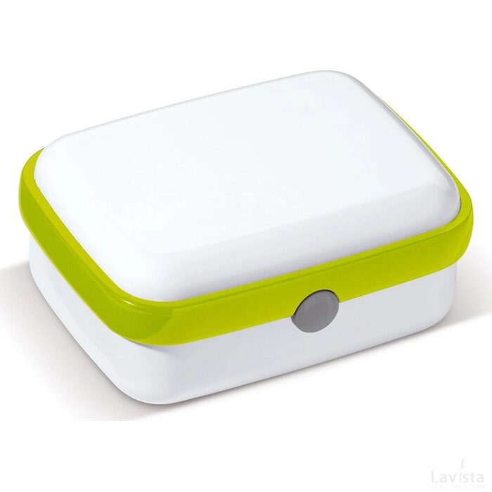 Broodtrommel Fresh 1000ml wit / licht groen