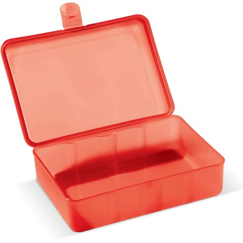 Lunchbox one 950ml transparant rood