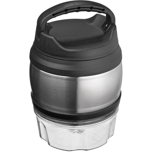 Lunchbox met meerdere vakken Wolfstein grijs silvergrey