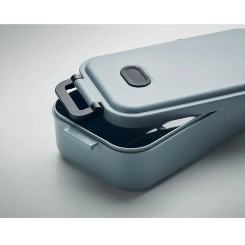Gerecyclede pp lunchbox 800 ml Indus grijs