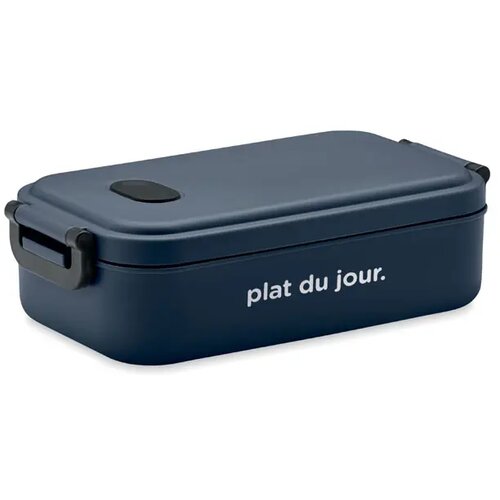 Gerecyclede pp lunchbox 800 ml Indus donker marineblauw