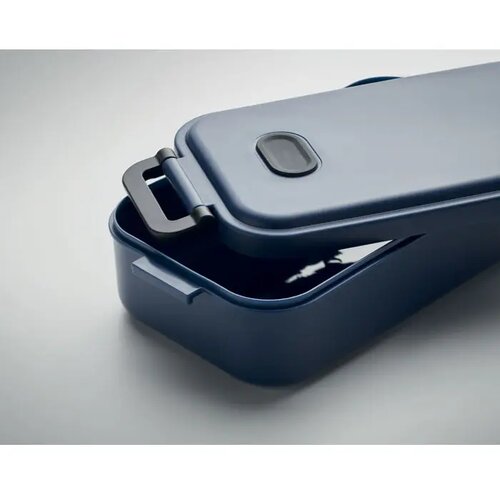 Gerecyclede pp lunchbox 800 ml Indus donker marineblauw