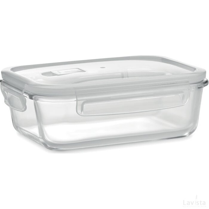 Glazen lunchbox 900ml Praga lunchbox transparant