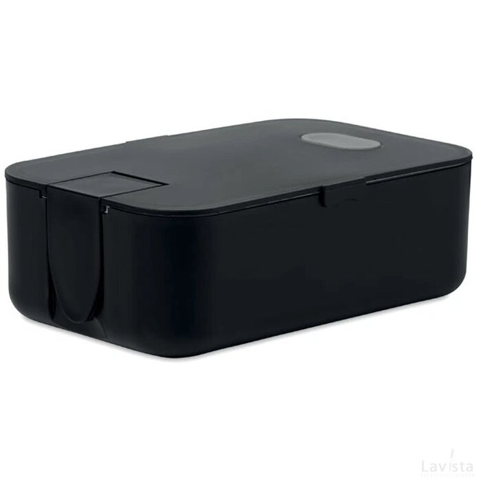 Lunchbox in pp 1000ml Wednesday zwart