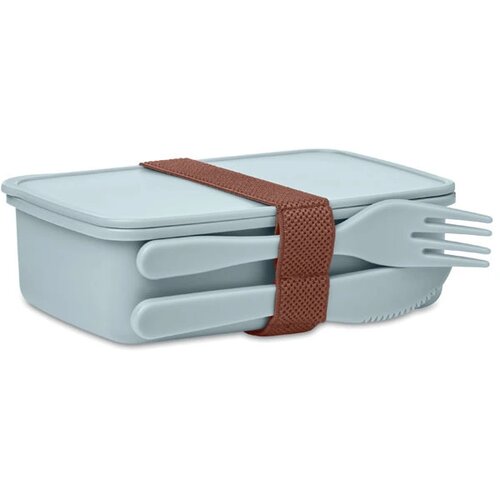 Lunchbox met bestek 700ml Sunday hemelsblauw