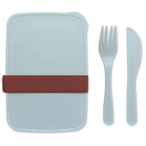 Lunchbox met bestek 700ml Sunday hemelsblauw