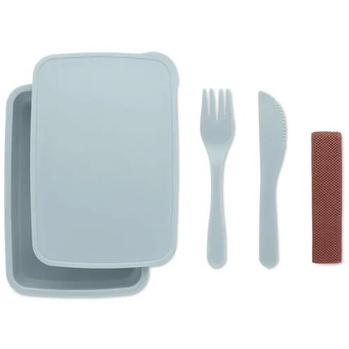 Lunchbox met bestek 700ml Sunday hemelsblauw