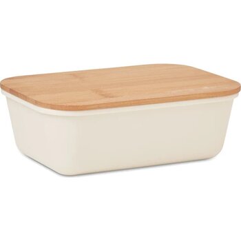 Lunchbox pp bamboe deksel 1l Thursday beige Lunchbox pp bamboe deksel 1l Thursday beige